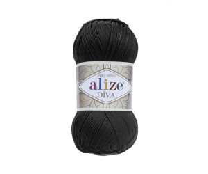 Пряжа Alize Diva 60 Black