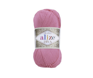 Пряжа Alize Diva 178 Dark Pink