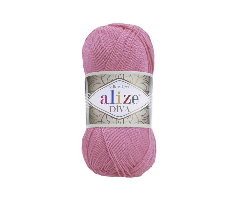 Пряжа Alize Diva 178 Dark Pink
