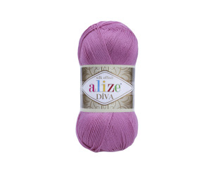 Пряжа Alize Diva 178 Dark Pink