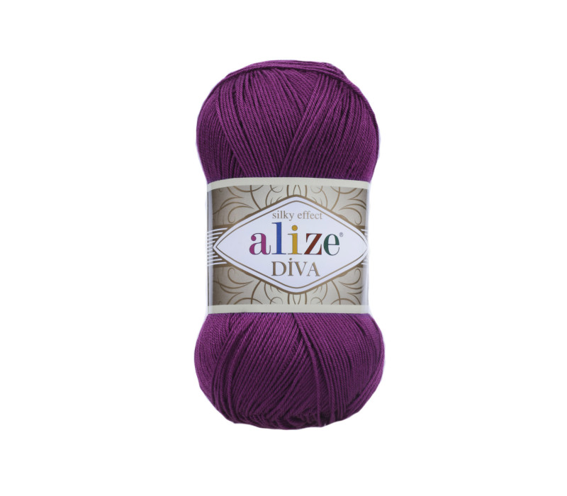 Пряжа Alize Diva 297 Plum Пряжа Alize Diva 297 Plum