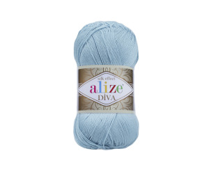 Пряжа Alize Diva 346 Sky Blue
