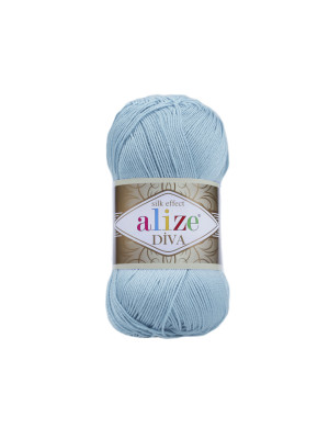 Пряжа Alize Diva 346 Sky Blue