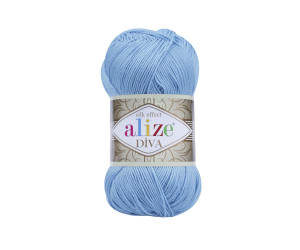 Пряжа Alize Diva 346 Sky Blue