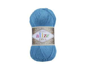Пряжа Alize Diva 245 Sochi Blue