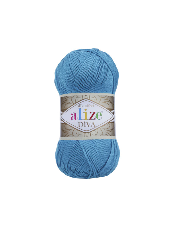 Пряжа Alize Diva 245 Sochi Blue