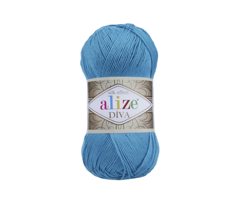 Пряжа Alize Diva 245 Sochi Blue