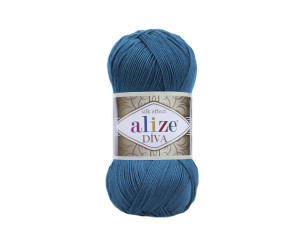 Пряжа Alize Diva 646 Mykonos Blue