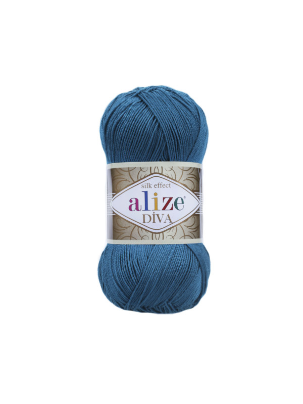 Пряжа Alize Diva 646 Mykonos Blue