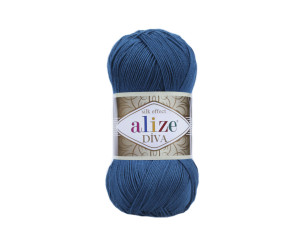 Пряжа Alize Diva 646 Mykonos Blue