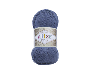 Пряжа Alize Diva 353 Indigo