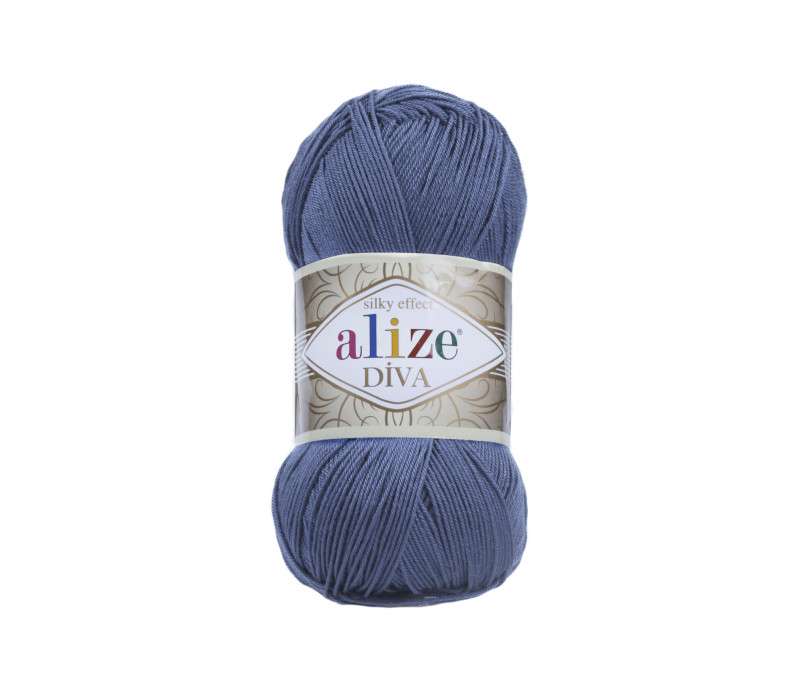 Пряжа Alize Diva 353 Indigo Пряжа Alize Diva 353 Indigo