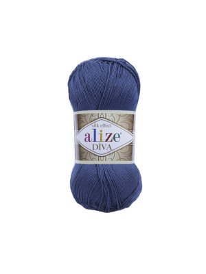 Пряжа Alize Diva 353 Indigo