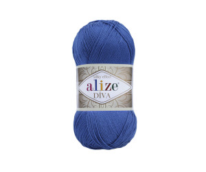 Пряжа Alize Diva 132 Royal Blue