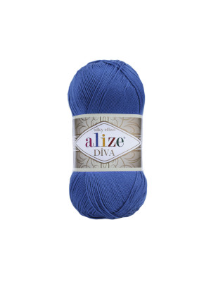 Пряжа Alize Diva 132 Royal Blue