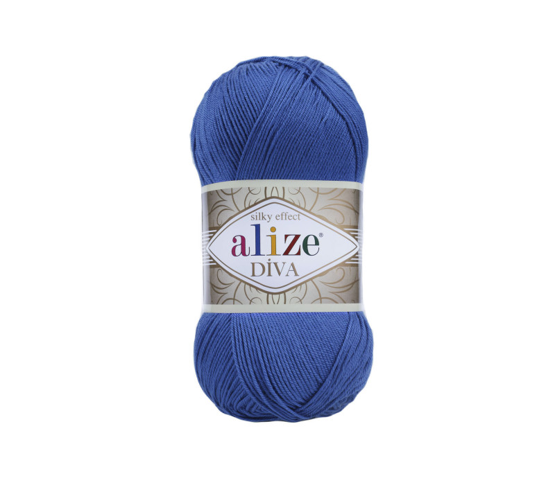 Пряжа Alize Diva 132 Royal Blue