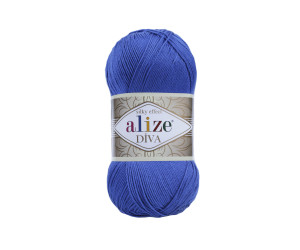 Пряжа Alize Diva 132 Royal Blue