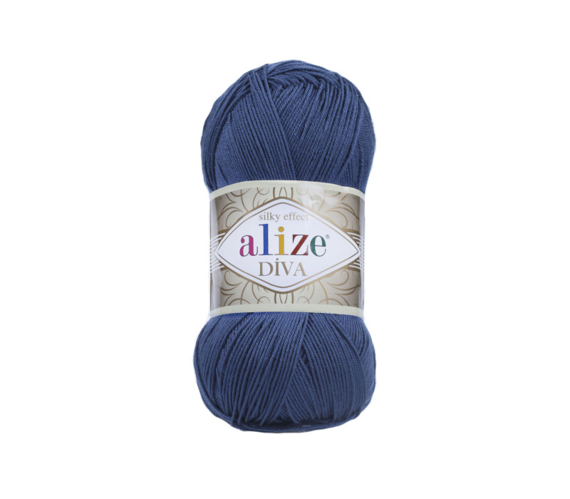Пряжа Alize Diva 279 Midnight Blue Пряжа Alize Diva 279 Midnight Blue