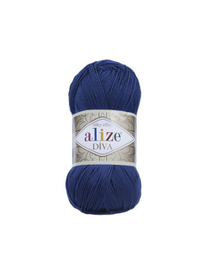 Пряжа Alize Diva 279 Midnight Blue