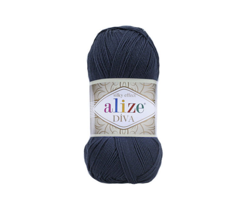 Пряжа Alize Diva 361 Navy