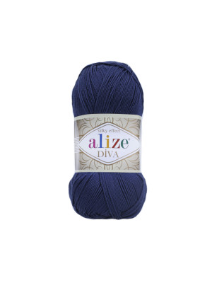 Пряжа Alize Diva 361 Navy