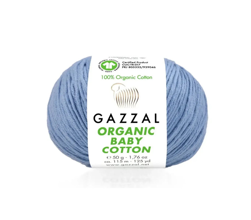 Пряжа Gazzal Organic Baby Cotton 451 Пряжа Gazzal Organic Baby Cotton 451