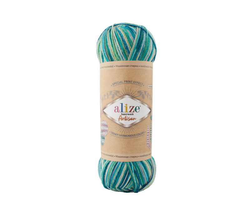 Пряжа Alize Superwash ARTISAN 9001 Пряжа Alize Superwash ARTISAN 9001